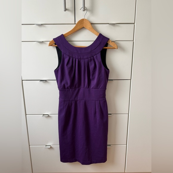 Banana Republic Purple Sheath Dress – Size 2 | Excellent Condition - Picture 2 of 4